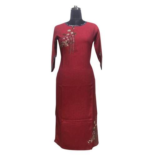Ladies Long Cotton Kurti