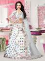 Beautiful White Lehegha choli