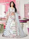 Beautiful White Lehegha choli thumb 1