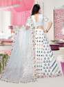 Beautiful White Lehegha choli thumb 4
