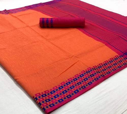 Cotton silk Saree