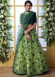 Light Green Embroidered Lehenga Choli