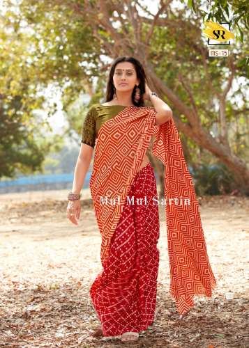 Mul Mul Satin Saree Collection 