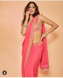RMS CREATION Georgette SAREE 