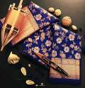 RMS CREATION SOFT LICHI SILK SAREE COLLECTION thumb 3