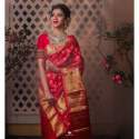 SOFT LICHI SILK CLOTH SAREE thumb 1