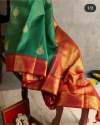  SOFT LICHI SILK SAREE WITH JACQUARD WORK thumb 1
