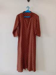 Polka Dots Brown Color Kurti