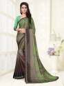 Exclusive Poly Crepe Chiffon Printed Saree  thumb 1