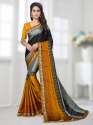 Exclusive Poly Crepe Chiffon Printed Saree  thumb 4