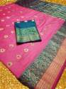 Jacquard Weaving Cotton Silk Saree PTK-549 thumb 2
