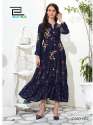 Party Wear Long Gown Kurti thumb 7