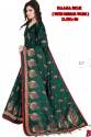 SAREE - JUTE SILK  HD print and mirror work and 