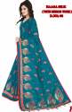 SAREE - JUTE SILK  HD print and mirror work and  thumb 4