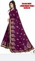 SAREE - JUTE SILK  HD print and mirror work and  thumb 5