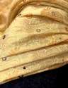 Golden Yellow Aari Zari Mukaish Saree thumb 1