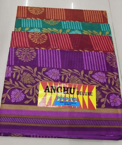 Fancy Cotton Voile Printed Saree