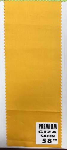 giza satin plain shirting fabric