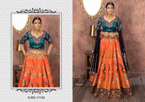 Banarsi lehenga choli -Peafowl Vol-36 by NLKVAD Enterprise