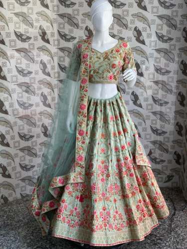 Heavy designer bridal lehenga 