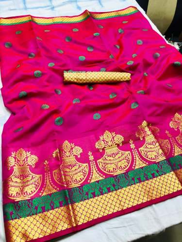 Pure Cotton Silk Saree-2 by NLKVAD Enterprise