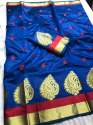 Pure cotton silk saree thumb 1
