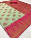Pure linen Saree - Kanvas Linen thumb 5