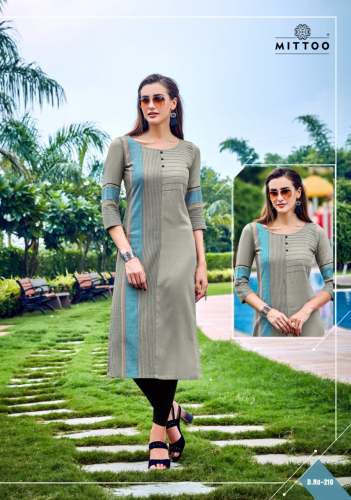 Rayon printed kurti - payal vol 11