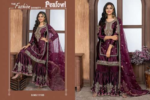 Sarara suits - Peafowl Vol-33  by NLKVAD Enterprise