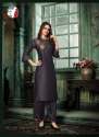 SILK KURTI WITH PALAZZO  thumb 1