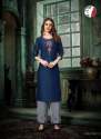 SILK KURTI WITH PALAZZO  thumb 3