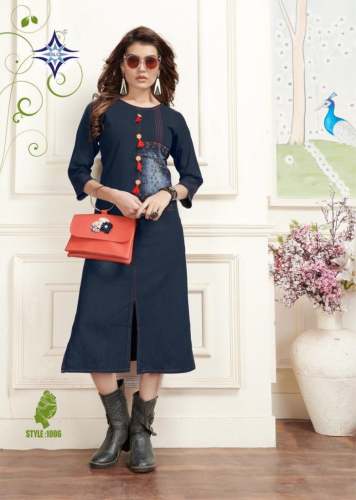 SLC Denim Kurtis by Nek Fabrics