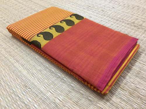 Fancy Cotton Designer saree by Sri Mahalaxmi Handloom