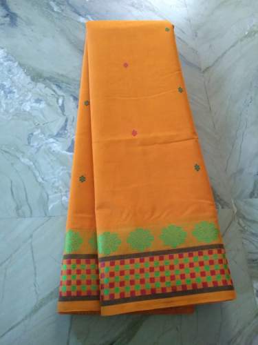 Fancy Pure Cotton handmade Saree