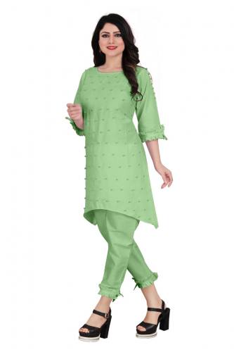 designer kurti with cotton pant