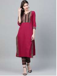 Ziyaa Brand Yoke Design Kurta with Trousers