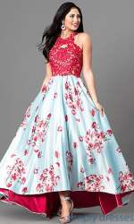 Digital Printed Job work on Gown