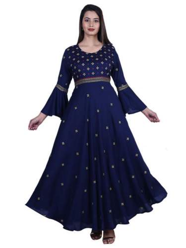 blue embroidery 