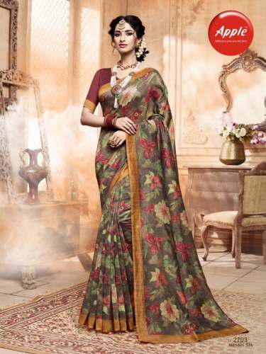 APPLE NAMDINI VOL 1 FANCY PRINTED SAREE by BELEZA FAB