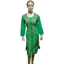 Designer Green Color Kurti