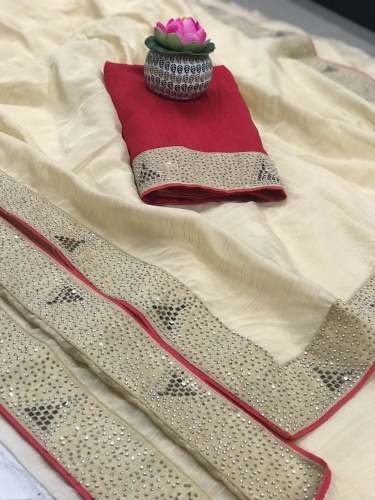 Organza silk saree