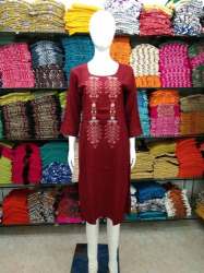 Designer Embroidered Kurti for girls