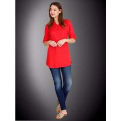 Daily wear Girlish Red Top