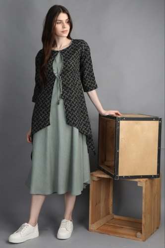 New Trendy Jacket Style Kurti