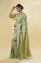 Pastel Green Saree