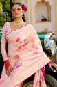 Pink Floral Saree thumb 2