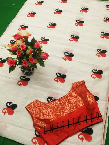 Chanderi silk saree