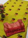 Chanderi silk saree thumb 4