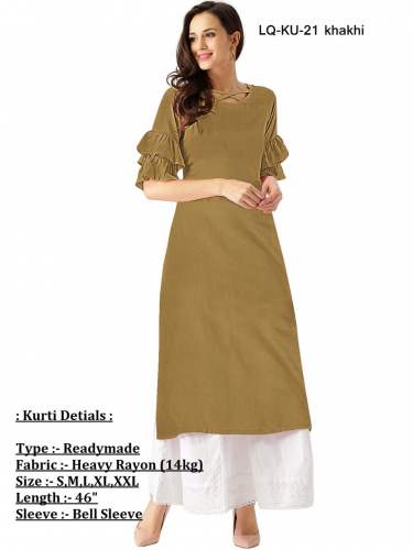 Fancy Rayon Kurti by River Valley
