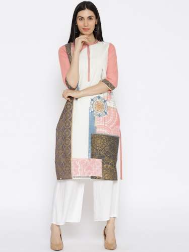 Ladies American Crepe Kurtis by River Valley